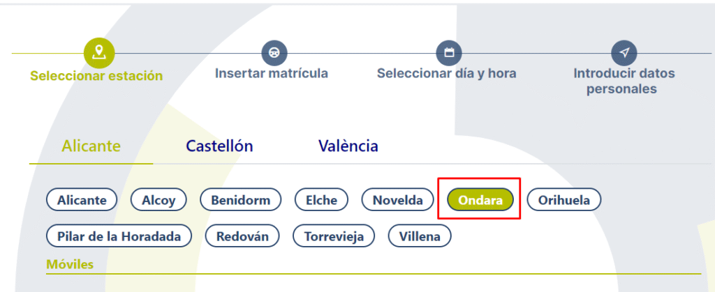 seleccionar itv redován